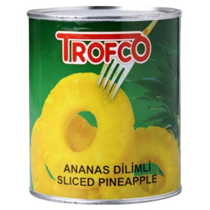 Trofco 850 gr Dilimli Ananas Konserve